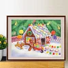 Diamond Painting-Full Round Drill Christmas Candy House