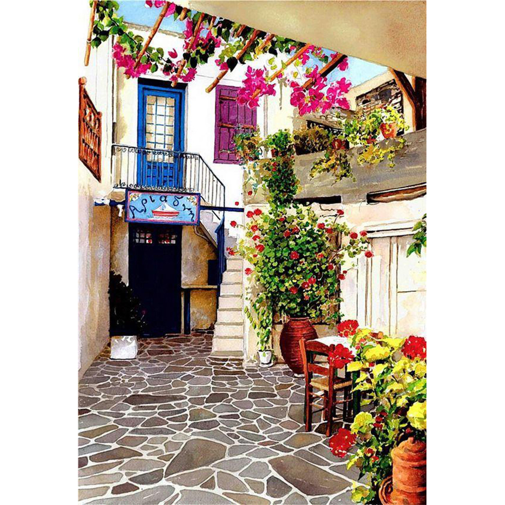 Sunny Yard-Paint by Numbers-30*40cm/40*50cm