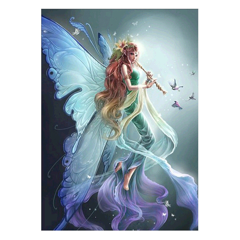

Butterfly Fairy - 11CT Stamped Cross Stitch - 58*78CM, 501 Original