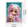 Cartoon Little Girl Diamond Art Painting Kits with Frame 