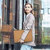 BAIGIO Handtasche Damen Diamantgitter Elegant Henkeltasche PU Leder Umh&auml;ngetasche Frauen Handgelenktasche Clutch Tasche mit Handschlaufe f&uuml;r Party Wedding Reise Beige