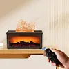 Fireplace Air Humidifier Waterless Auto-Off Aroma Diffuser for Home Decor Gift