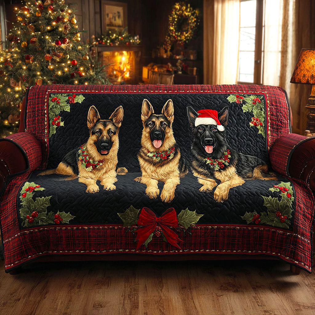 Holiday Shepherd Joy Quilted Sofa Cover NCU0TV946 everthome