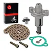 Cam Timing Chain and Tensioner w/Gasket Compatible with Yamaha Rhino 660 YXR660F Grizzly 660 2002-2008 5KM-12210-00-00