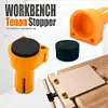 8Pcs Workbench Peg Brake Stops Clamp 19/20mm Dogs Woodworking Table Limit Block