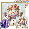Snowman - Square AB Drills Diamond Painting(45*45cm)