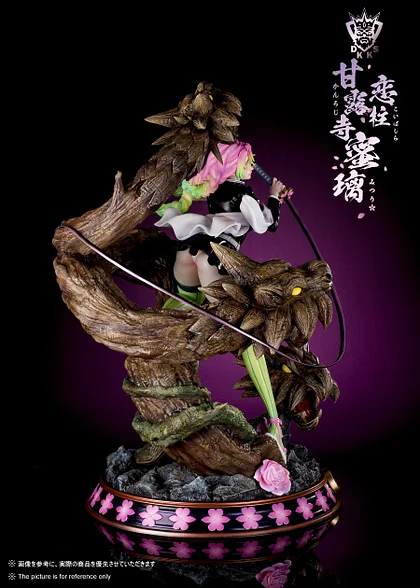 1/4 Scale Kanroji Mitsuri with LED - Demon Slayer: Kimetsu No Yaiba Resin Statue - Dark King Studios [Pre-Order]-shopify