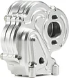 AMK RC Car Gearbox + Gearbox Mount Base for Axial RC Crawler 1/18 UTB18 Capra Unlimited Trail Buggy RTR Upgrade Part Transmission Case (Silver)