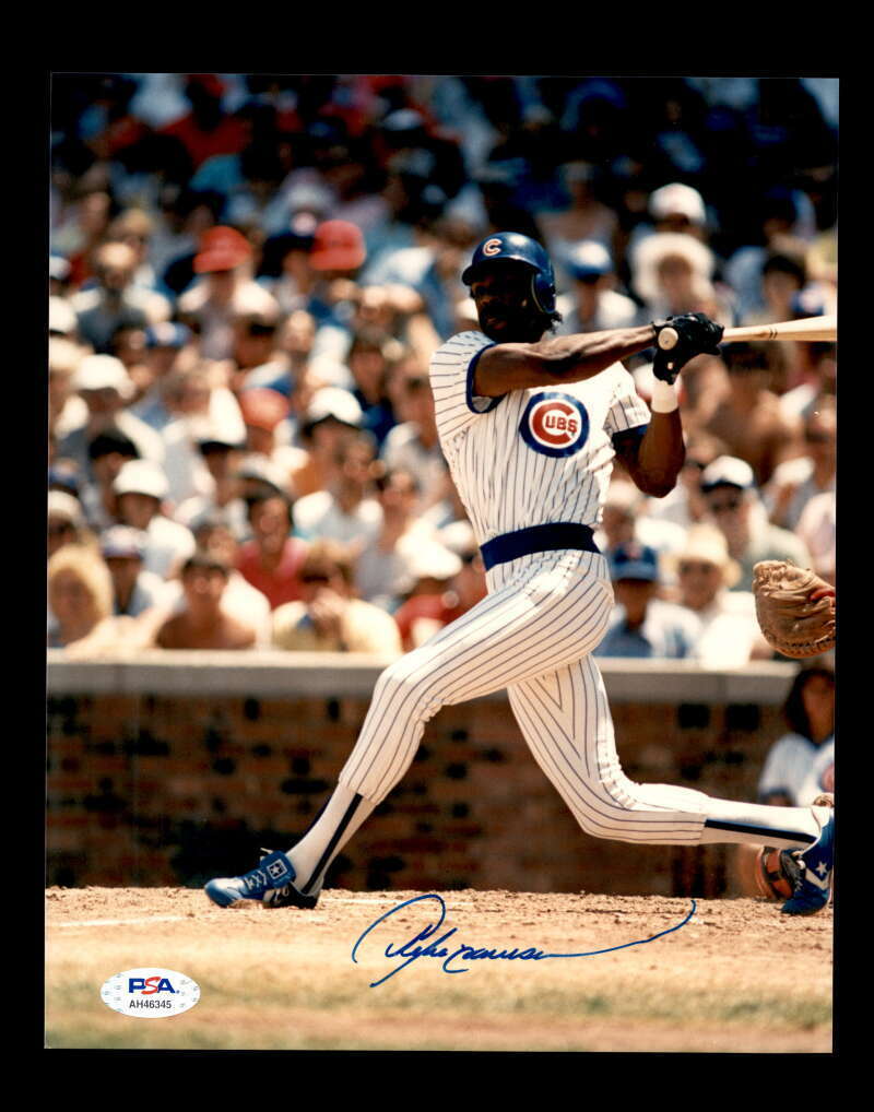 Andre Dawson PSA DNA Coa Hand Signed 8x10 Photo Poster painting Autograph