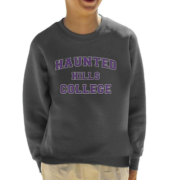 Fortnite Haunted Hills College Varsity Text Kid's Sweatshirt