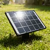 6W 5V Mini Solar Panel with 5M Cable Polycrystalline Solar Power Bank High Efficiency for Hiking Camping Travel Car Fishing Picnics Use