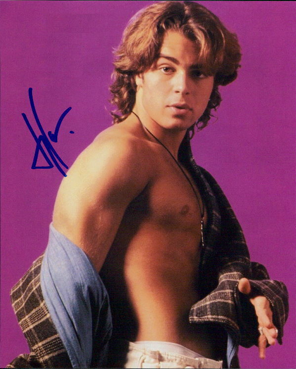 Joey Lawrence signed 8x10 Photo Poster painting