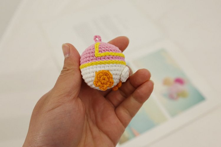 Kawaii Crochet Handmade Duck Plushies Keychain