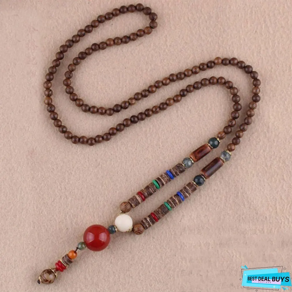 Ethnic Fish Horn Long Statement Men Womens Jewelry