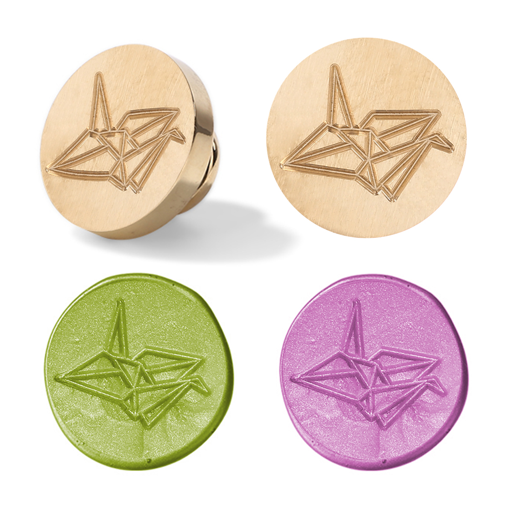 

25MM Thousand Paper Cranes Sealing Wax Stamp Head, 501 Original