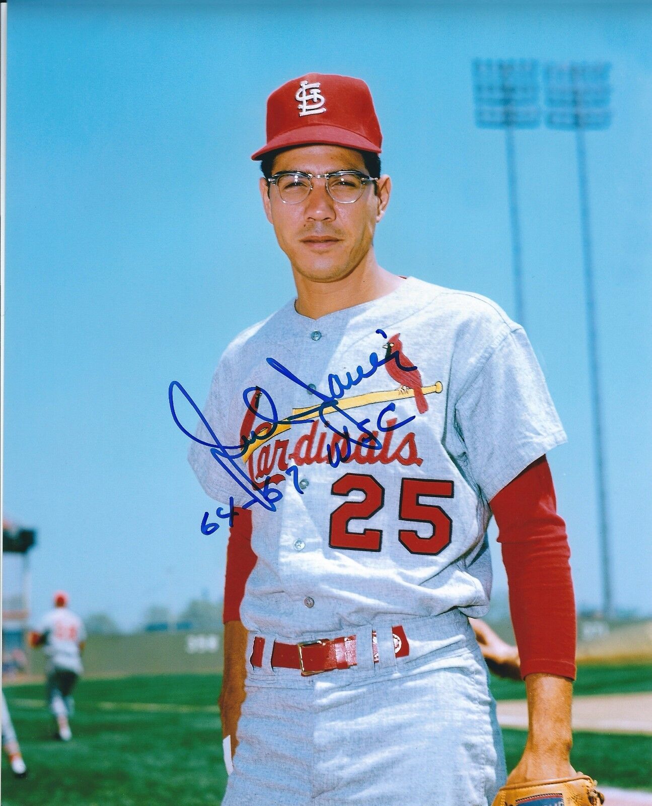 Signed 8x10 JULIAN JAVIER St Louis Cardinals Photo Poster painting- COA