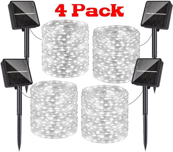 Led Outdoor Solar Powered /USB Powered String Lights Fairy Holiday Christmas For Christmas, Lawn, Garden, Wedding, Party and Holiday(1/2/4Pack) - Shop Trendy Women's Fashion | TeeYours