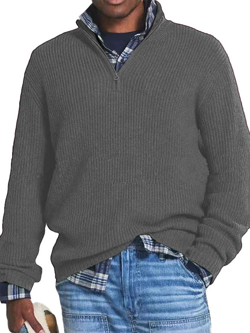 Casual Men's Clothing Bottoming Sweater