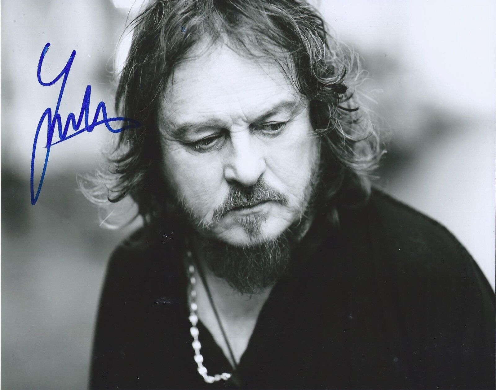 ZUCCHERO FORNACIARI SIGNED AUTOGRAPHED 8X10 Photo Poster painting ITALIAN ROCK GUITARIST #3