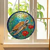 >SALE<Sea Turtle 2D Flat DIY Diamond Art Pendant Window Hanging Art for Home Decor