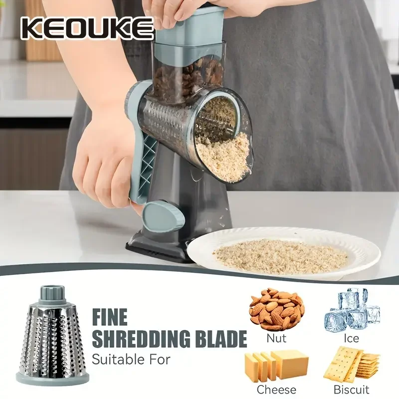 1pc vegetable cutter rotary vegetable slicer vegetable grater manual cheese grater multifunctional vegetable cutter potato fruit chopper for kitchen kitchen stuff kitchen gadgets 3
