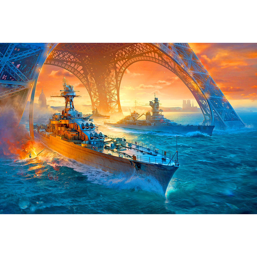 

Ship Fire Building - 1000 Pieces Jigsaw Puzzle, 501 Original