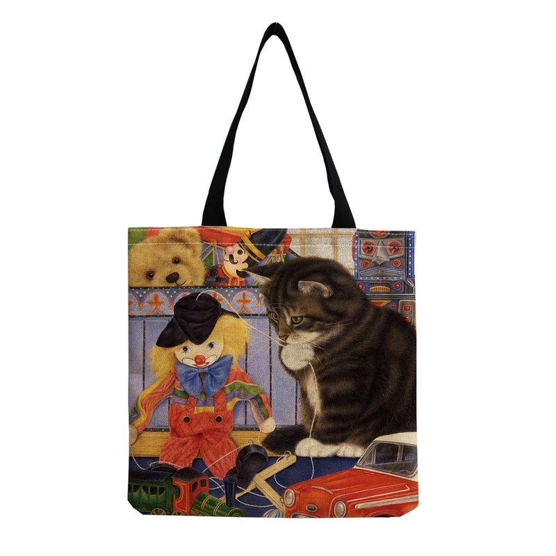 Women’s Cute Cat Shopping Bags