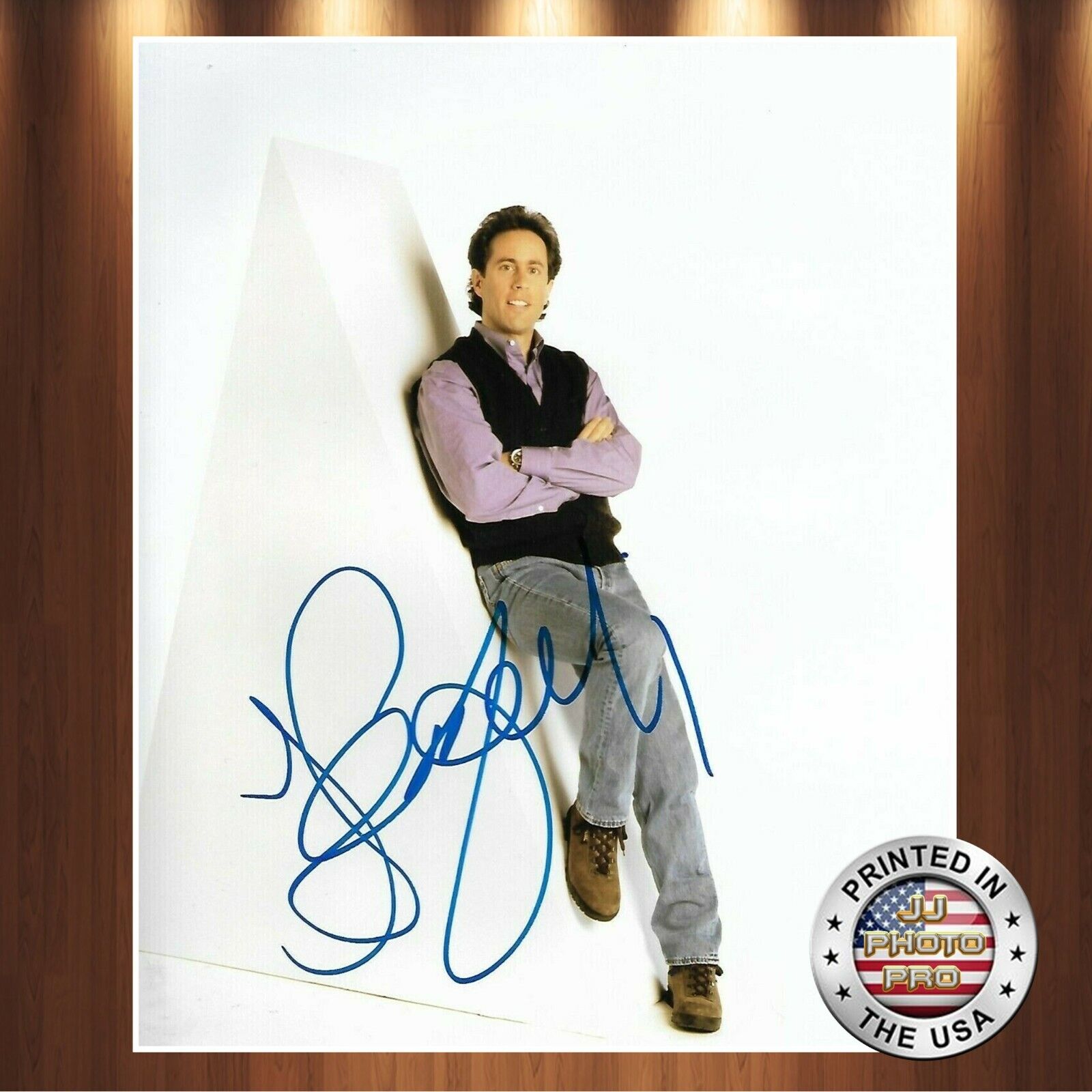 Jerry Seinfeld Autographed Signed 8x10 Photo Poster painting (Seinfeld) REPRINT