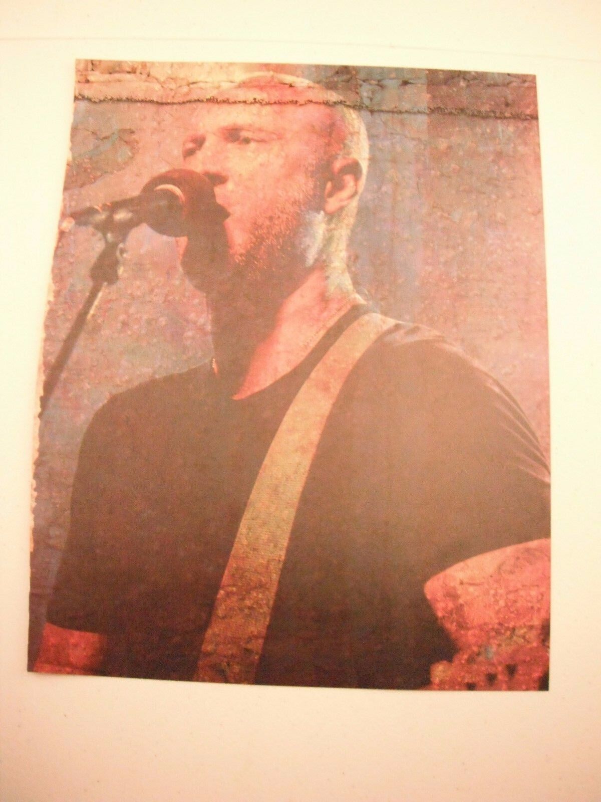 Bob Mould Husker Du Guitarist 12x9 Coffee Table Book Photo Poster painting Page