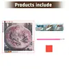 Diamond Painting -DIY Round Drill Rose Quartz Garden(40x40cm)