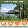 [US Local Warehouse] Camping Hammock with Mosquito Net Waterproof Rainfly 3 Point Hammock Tent 660 LBS Load Capacity 2-Person Tree Tent Hammocks for Outdoor Backpacking & Hiking