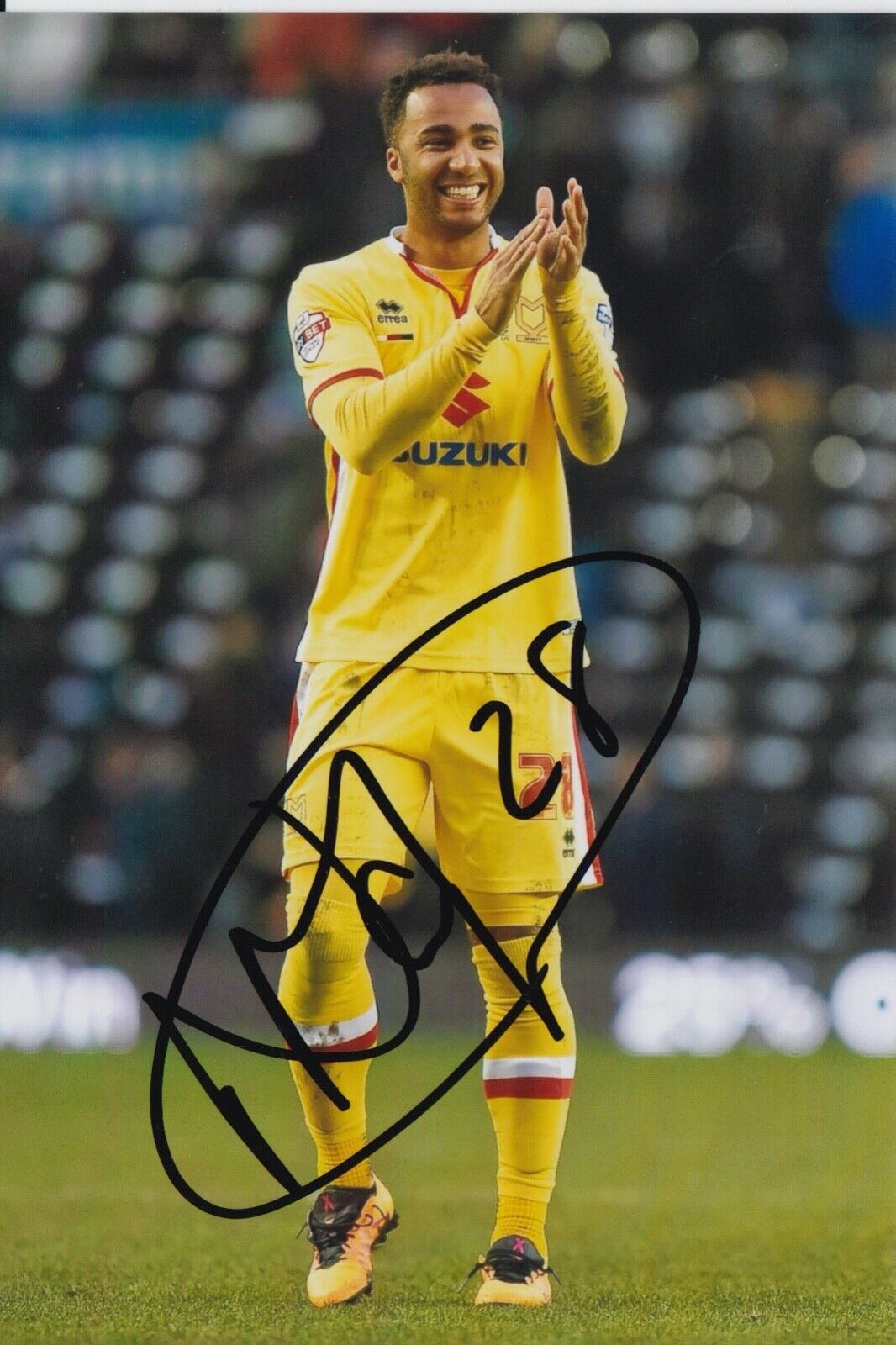 NICKY MAYNARD HAND SIGNED 6X4 Photo Poster painting - FOOTBALL AUTOGRAPH - MK DONS 1.