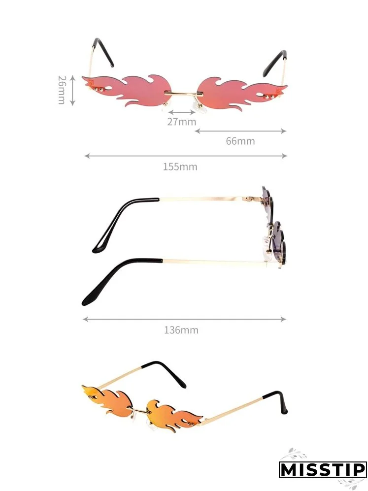 Flame Shaped Sunglasses