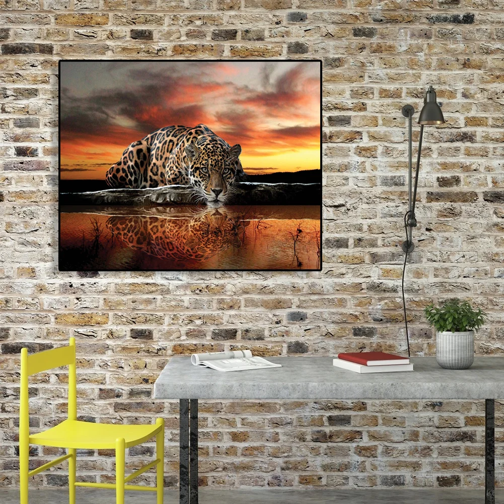 Lonely Leopard - Paint By Number(50*40cm)