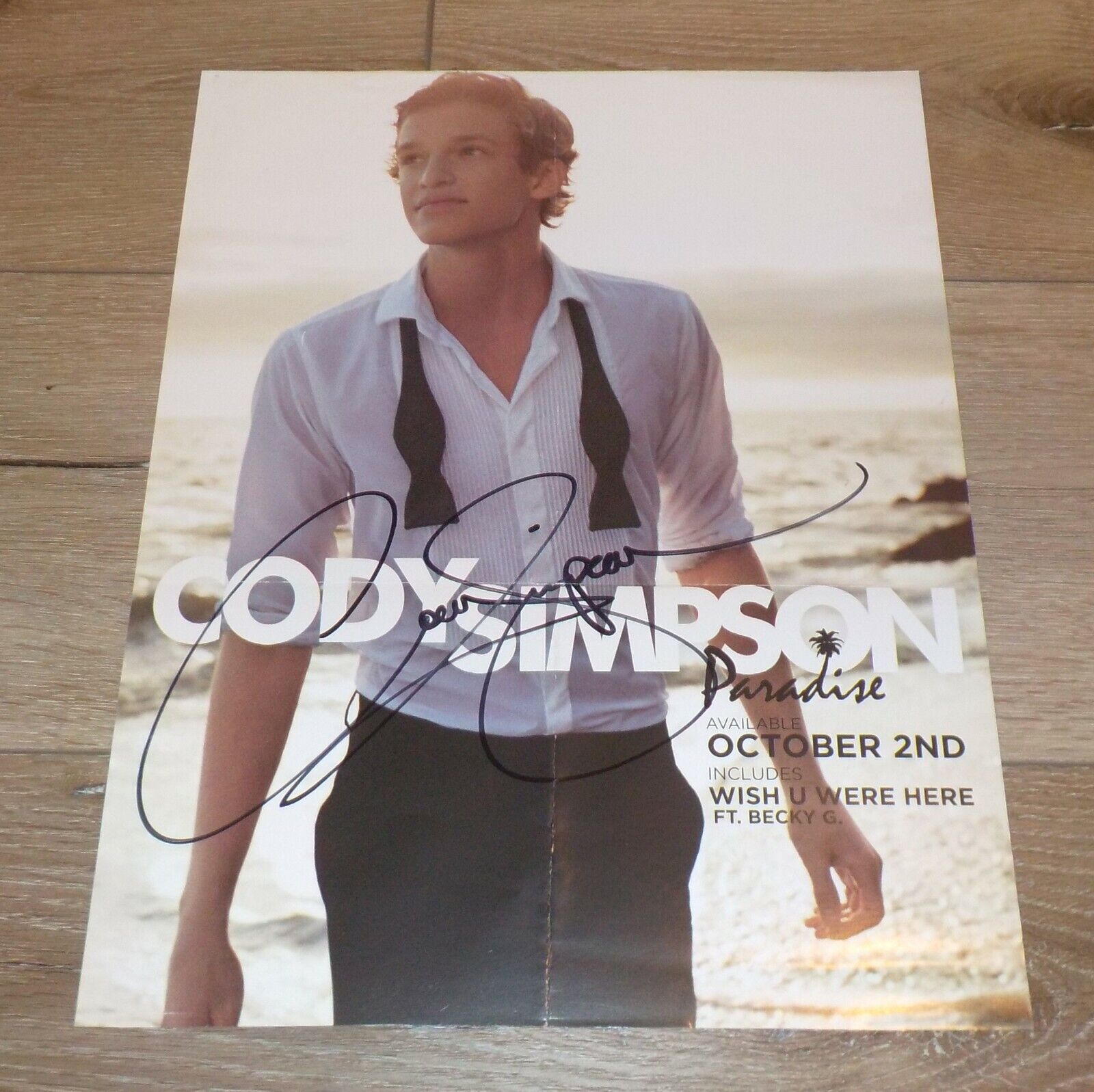 Cody Simpson Signed Autographed Photo Poster painting Poster Actor Singer Model Rare