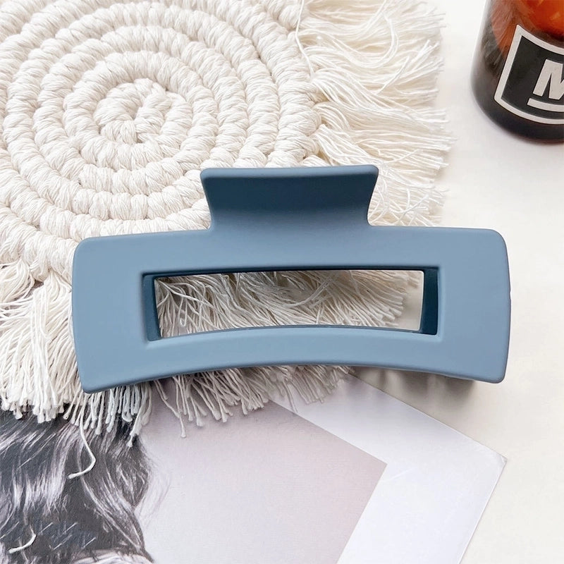 Women’s IG Style Solid Color Plastic Hair Claws