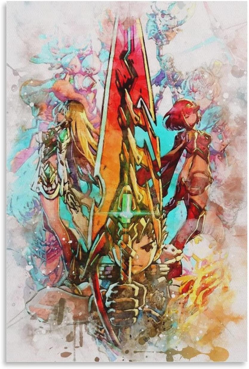 Xenoblade ChroniclesPoster for Bedroom Posters Posters for Room Aesthetic Wide Wall Hanging for Bedroom Living Anime Poster 24x36inch(60x90cm) Unframe-Style 24x36inch(60x90cm)