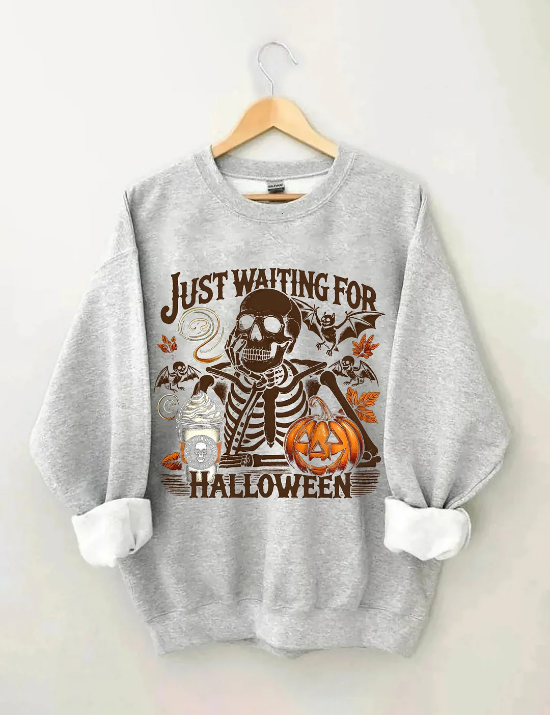 Just Waiting For Halloween Sweatshirt