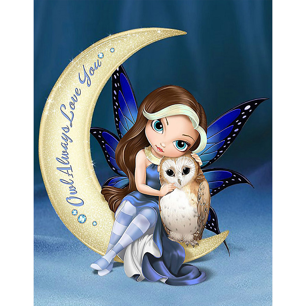 

Big Eyes Girl-Round Drill Diamond Painting-40*50CM, 501 Original