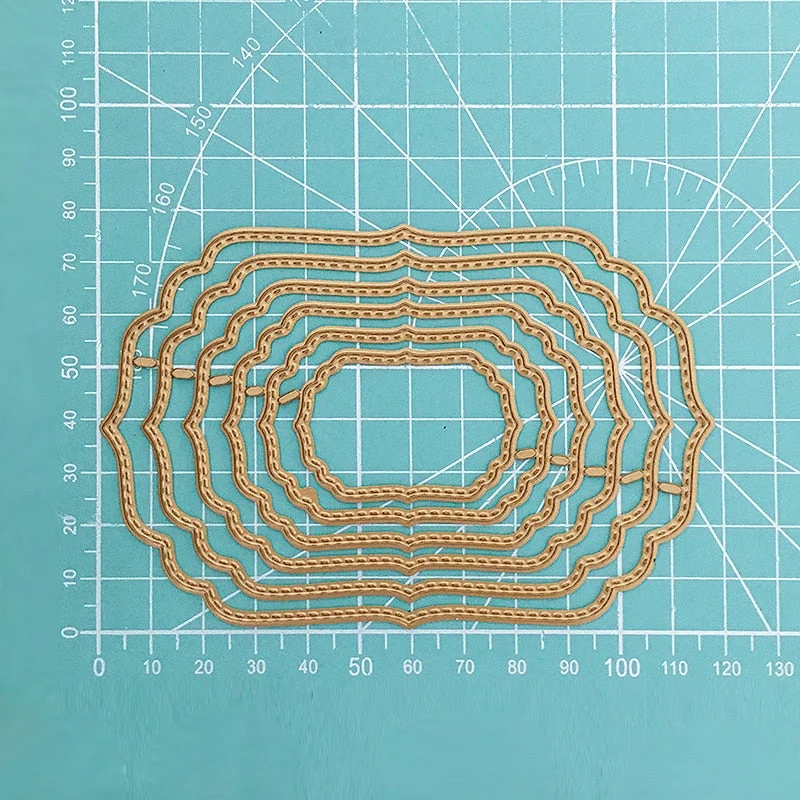 Frame Basic Model Shape Craft Metal Cutting Frame Templates Scrapbooking Embossing Paper Cards Photo Album Craft Stencils Dies