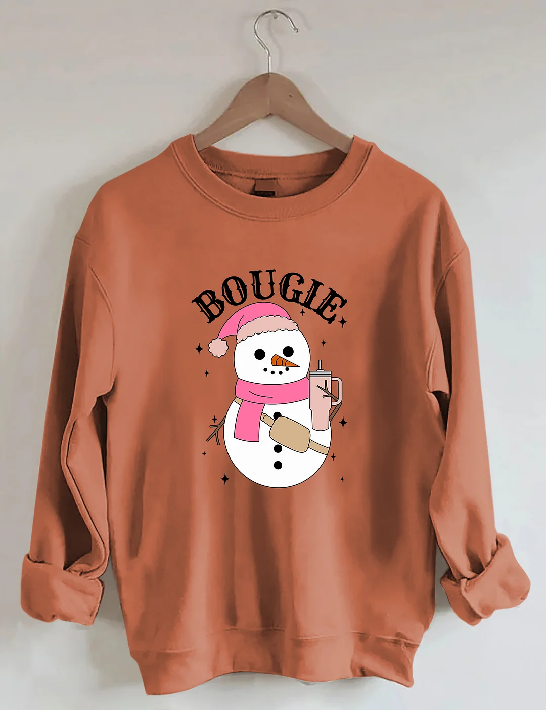 Bougie Snowman Sweatshirt