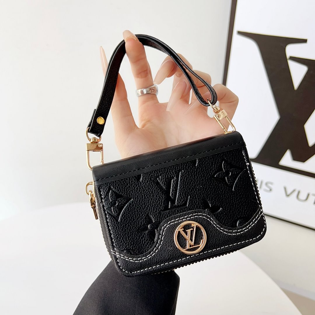 Mini Louis Vuitton Handbag Zip Wallet Gucci Card Holder Leather Coin Purse