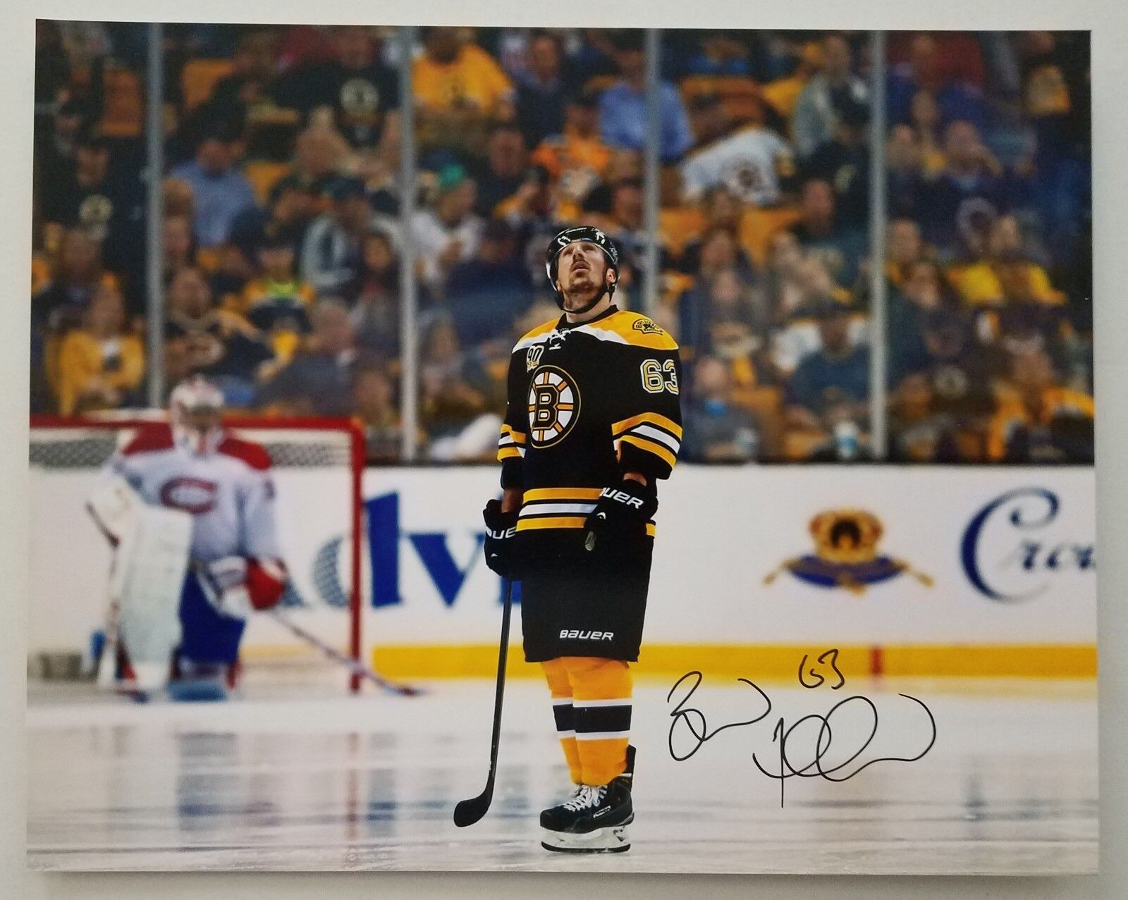 Brad Marchand Signed 8x10 Photo Poster painting Boston Bruins Hockey NHL LEGEND RAD