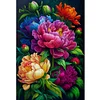 Peony - 11CT Stamped Cross Stitch 40*60cm/15.75*23.62in