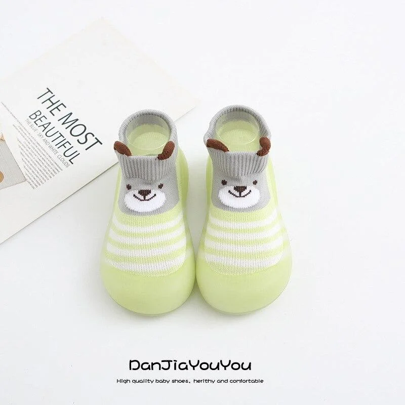 Baby Boy Girl Shoes Autumn Winter Spring Infant Nonslip Sock Kid Soft Rubber Sole Sock Toddler Shoes Anti-slip Floor Socks Shoes