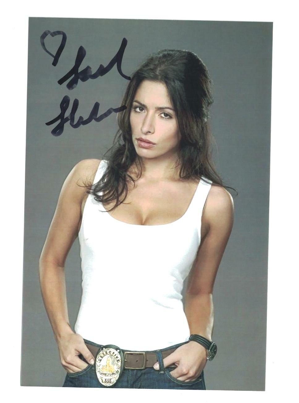 Sarah Shahi Signed Autographed 4 x 6 Photo Poster painting Actress Sexy