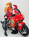1/6 Scale Motorcycle Asuka Langley Soryu & Rei Ayanami - (EVA) Neon Genesis EVAngelion Statue - ljstoy Studios