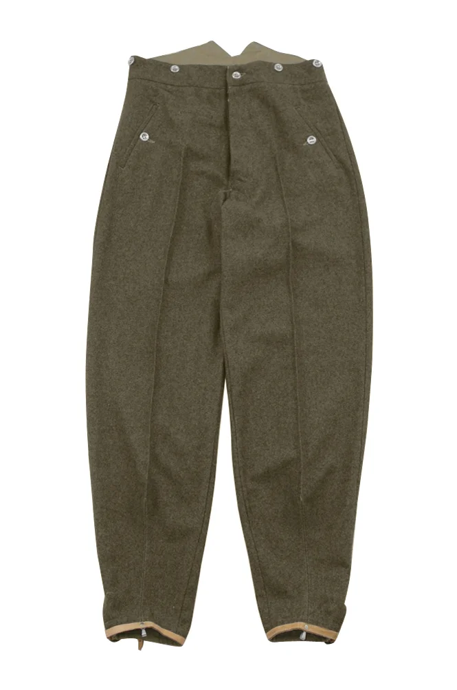   Wehrmacht German Gebirgsjägers Brown Wool Trousers German-Uniform