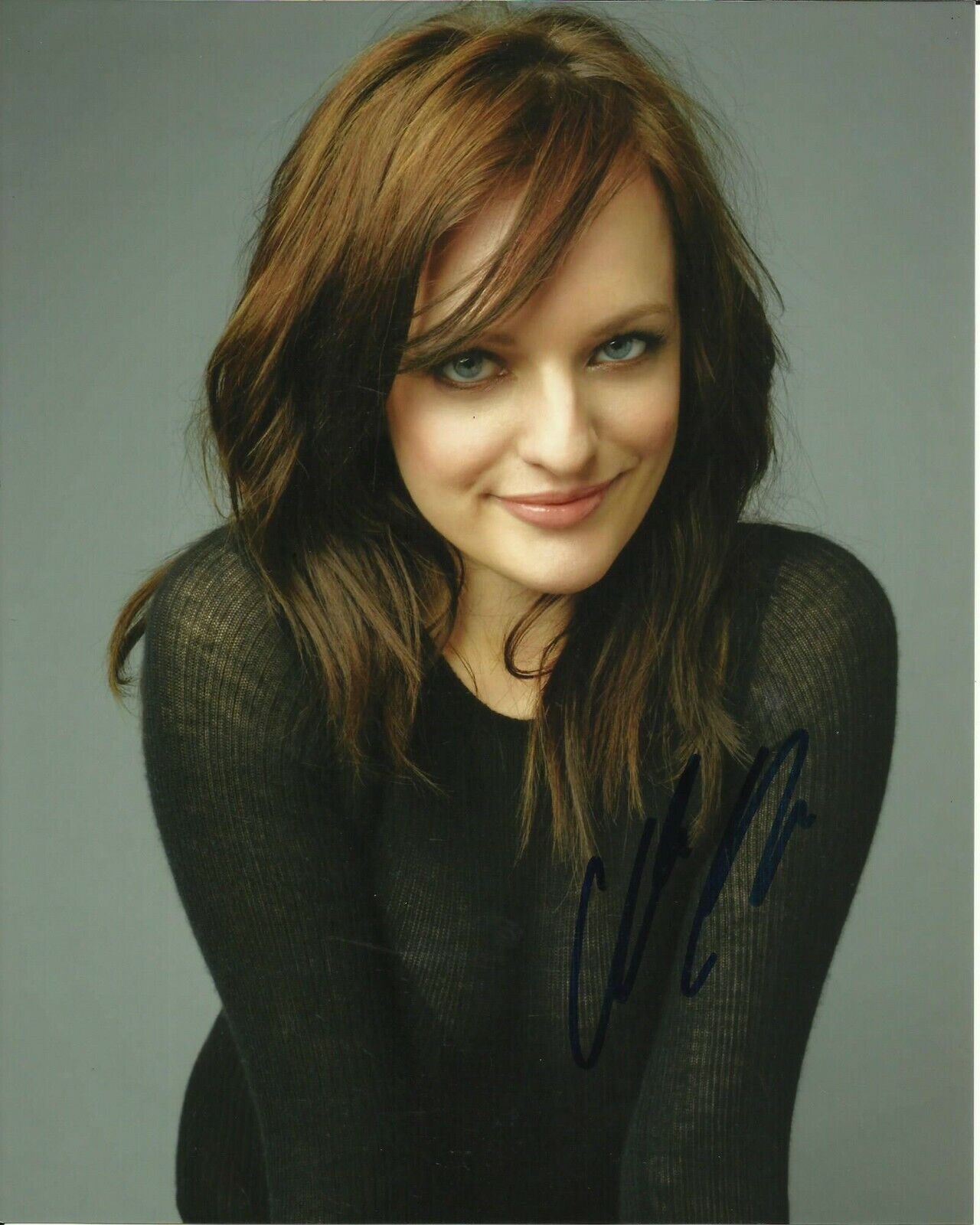 ELISABETH MOSS SIGNED SEXY Photo Poster painting UACC REG 242 (3)