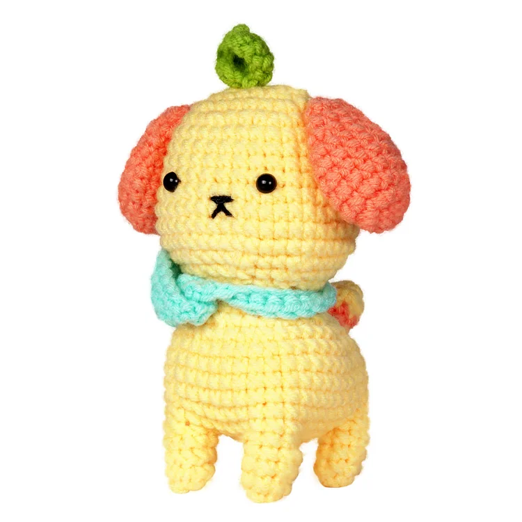 YarnSet - Crochet Kit For Beginners - Puppy Yellow